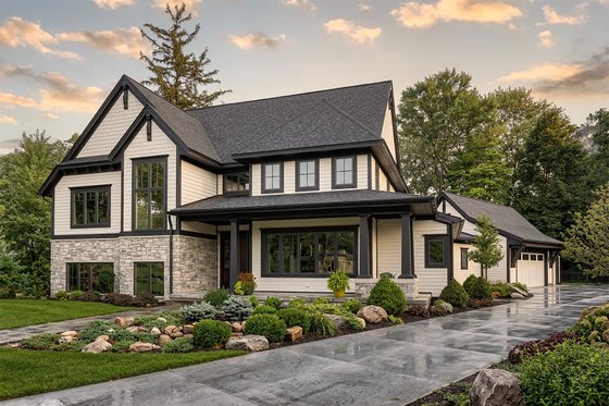 Dream House Plan - Exterior - Front Elevation for Craftsman House Plan #928-312 - 3 bed, 2.5 bath