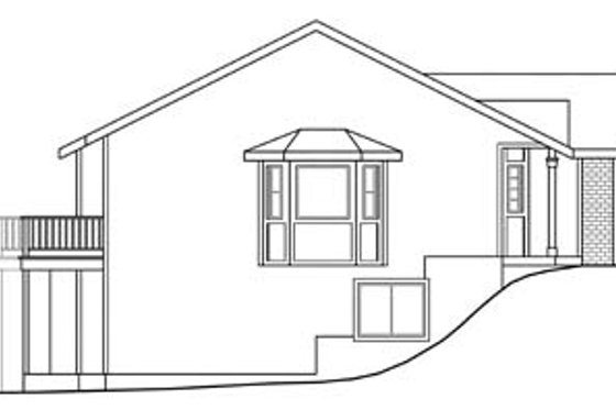 Exterior - Other Elevation for Traditional House Plan #124-678 - 3 bed, 2 bath