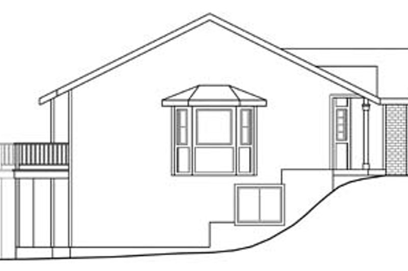 Home Plan - Exterior - Other Elevation for Traditional House Plan #124-678 - 3 bed, 2 bath
