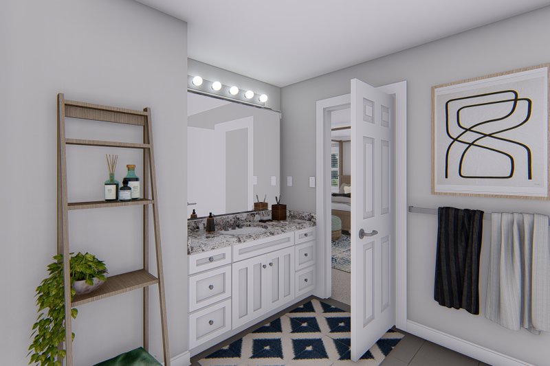 Architectural House Design - Interior - Master Bathroom for Traditional House Plan #1060-138 - 4 bed, 2.5 bath