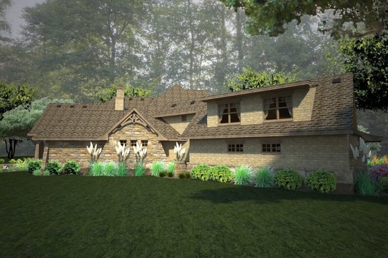 Exterior - Other Elevation 5 for Craftsman House Plan #120-178 - 4 bed, 4 bath
