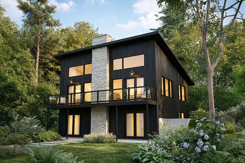 Dream House Plan - Exterior - Front Elevation 2 for Contemporary House Plan #23-2909 - 3 bed, 2.5 bath