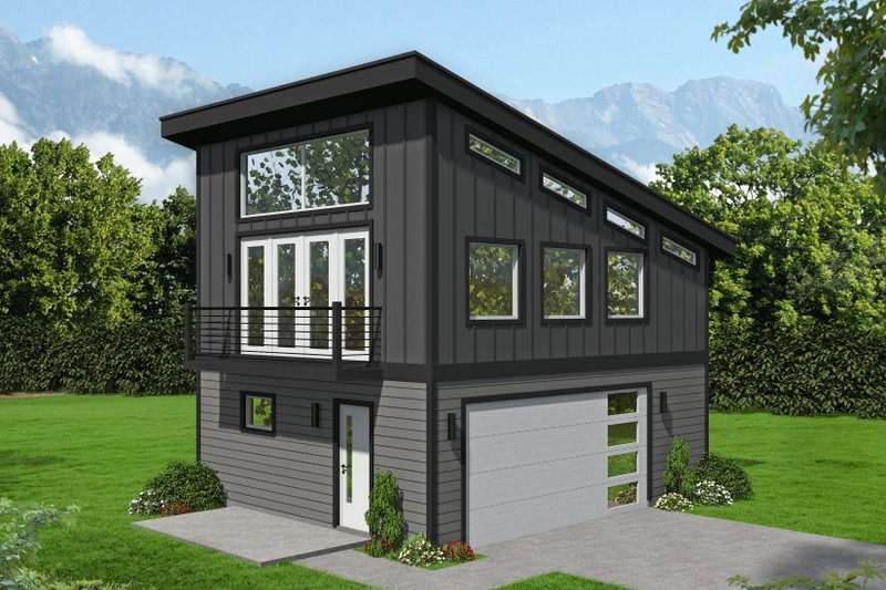 House Plan Design - Contemporary Exterior - Front Elevation Plan #932-403