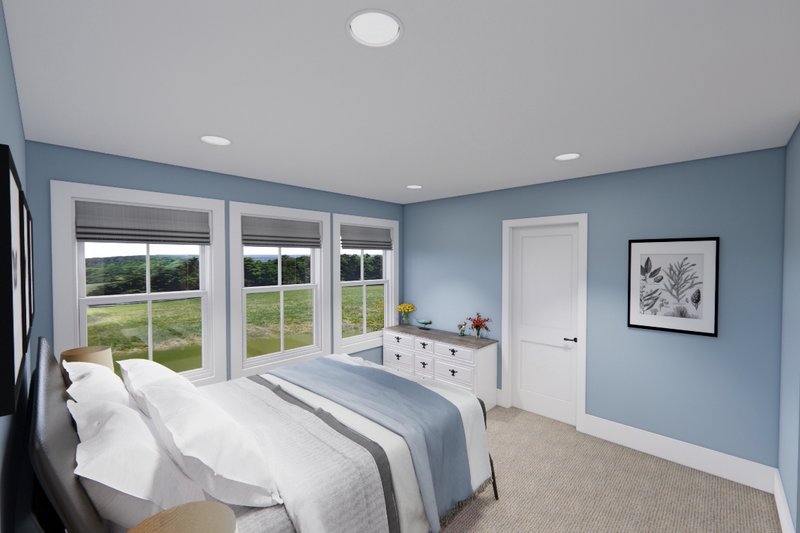 Dream House Plan - Interior - Bedroom 5 for Farmhouse House Plan #51-1564 - 4 bed, 3.5 bath