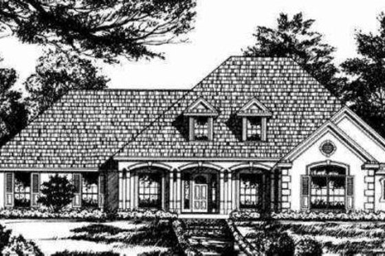 Exterior - Other Elevation 3 for Country House Plan #40-120 - 4 bed, 2 bath