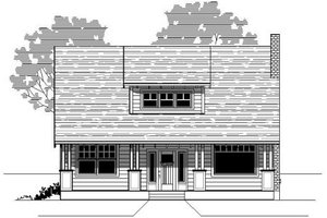 Traditional Exterior - Front Elevation Plan #423-23