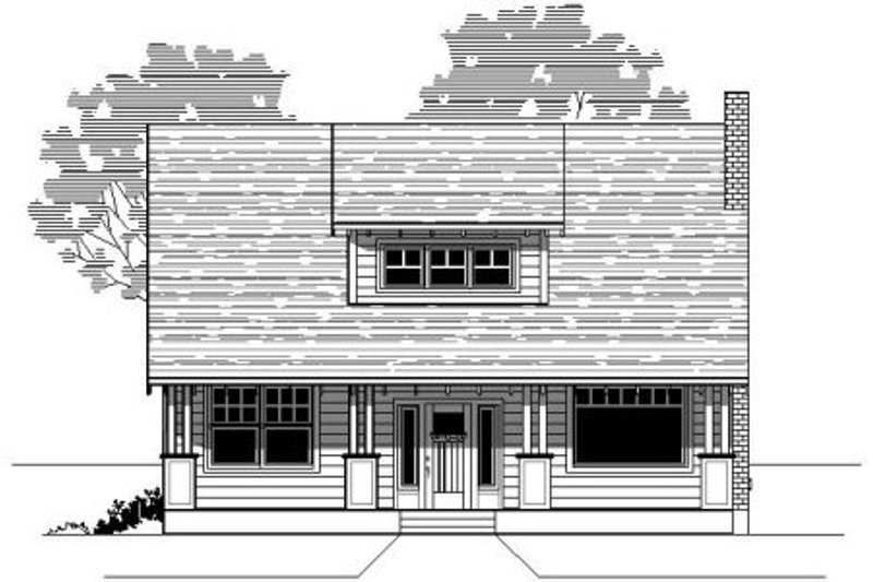 Traditional Style House Plan - 4 Beds 2 Baths 2094 Sq/Ft Plan #423-23