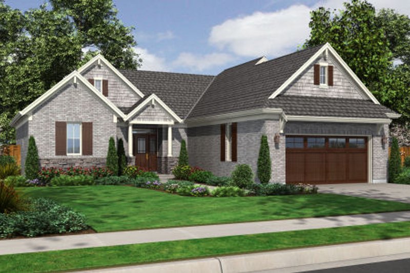 Home Plan - Traditional Exterior - Front Elevation Plan #46-467
