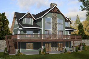 Craftsman Exterior - Front Elevation Plan #117-1010