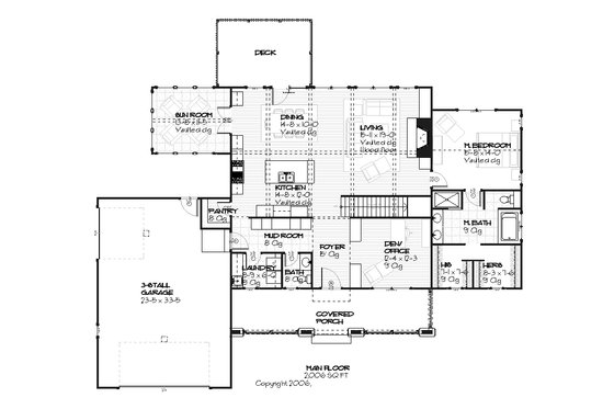 Craftsman style house plan