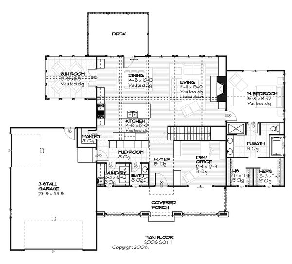 Craftsman style house plan