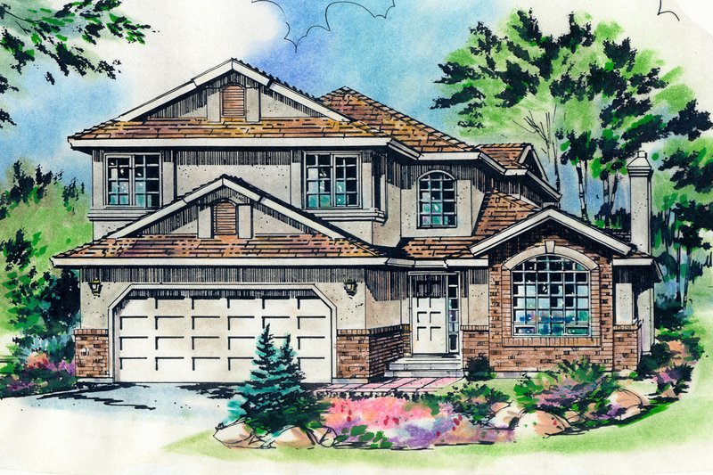 Traditional Style House Plan - 4 Beds 2.5 Baths 2179 Sq/Ft Plan #18-9323
