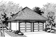 Traditional Style House Plan - 0 Beds 0 Baths 616 Sq/Ft Plan #45-263 