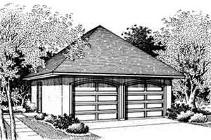 Traditional Exterior - Front Elevation Plan #45-263