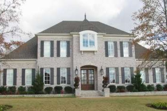 Exterior - Front Elevation for Colonial House Plan #81-1641 - 5 bed, 4 bath