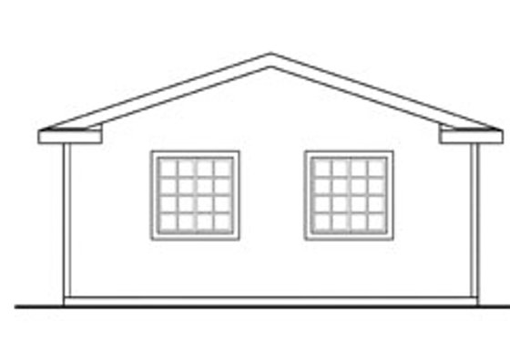Exterior - Other Elevation 1 for Traditional House Plan #124-652, 0 bath