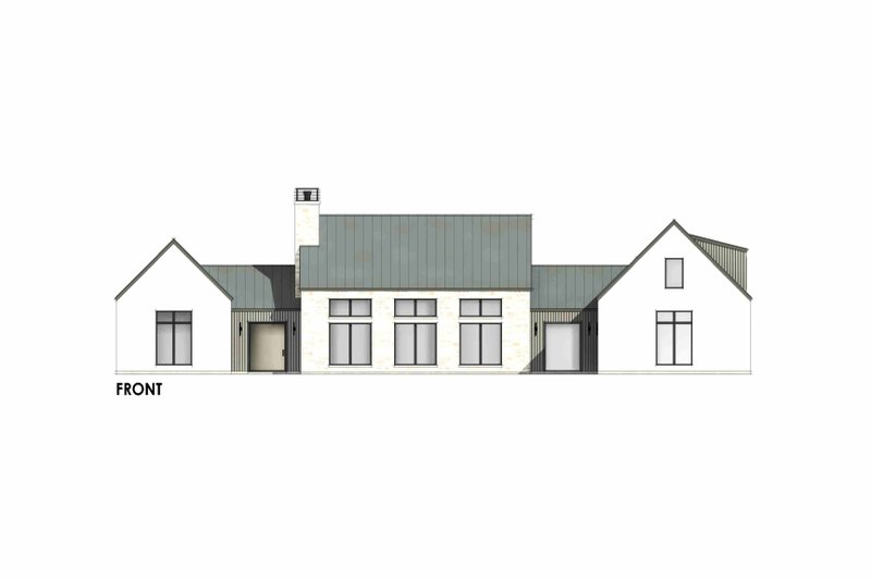 Dream House Plan - Exterior - Front Elevation 5 for Modern House Plan #1096-13 - 4 bed, 4.5 bath