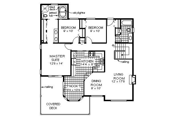 Home Plan - European Floor Plan - Main Floor Plan #18-158