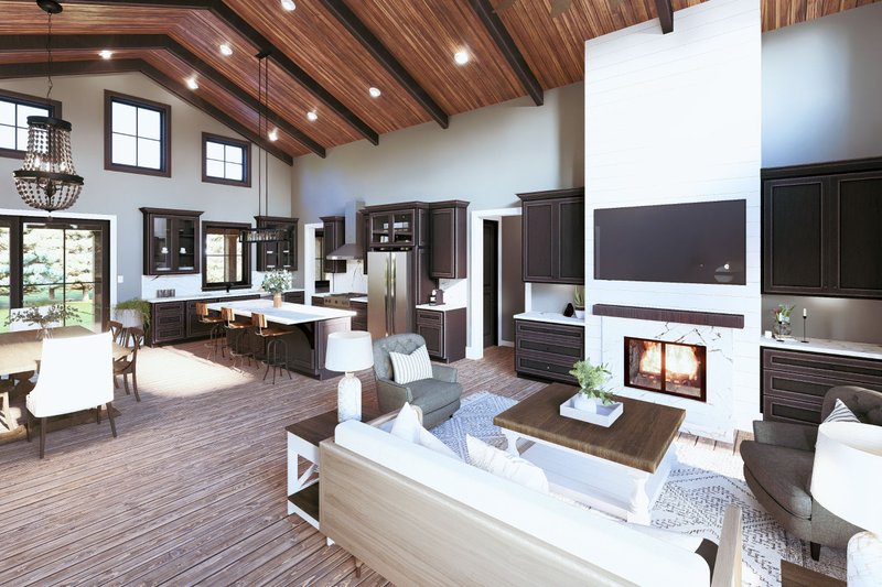 House Design - Interior - Entry for Barndominium House Plan #44-296 - 3 bed, 2 bath