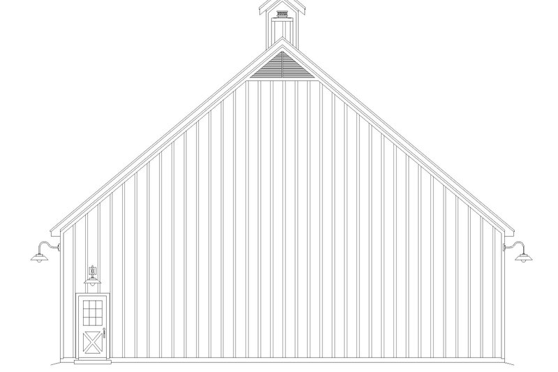 Dream House Plan - Exterior - Other Elevation 1 for Farmhouse House Plan #932-960, 0 bath