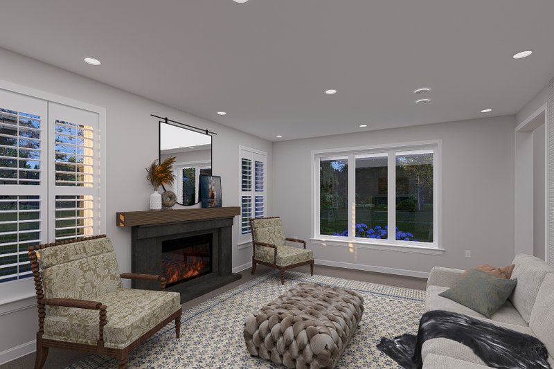 Dream House Plan - Interior - Family Room 1 for Traditional House Plan #1060-344 - 4 bed, 2.5 bath