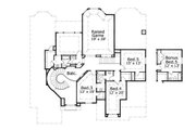 Traditional Style House Plan - 5 Beds 3.5 Baths 5127 Sq/Ft Plan #411-344 