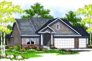Traditional Exterior - Front Elevation Plan #70-693