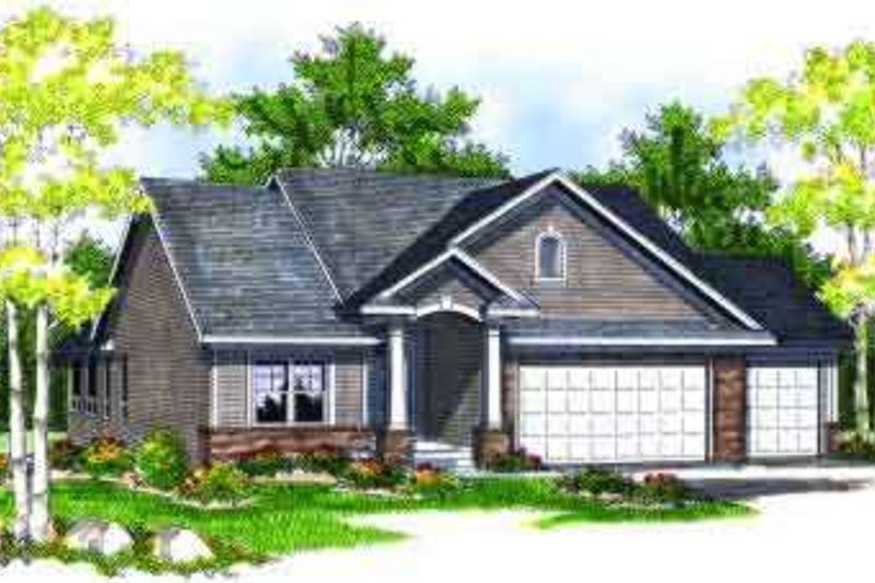 Home Plan - Traditional Exterior - Front Elevation Plan #70-693