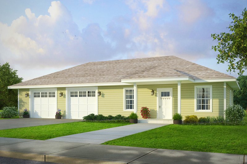 Dream House Plan - Traditional Exterior - Front Elevation Plan #124-995