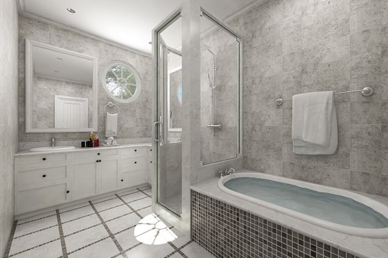 Interior - Master Bathroom for Cottage House Plan #45-368 - 2 bed, 2 bath