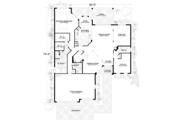 Mediterranean Style House Plan - 5 Beds 4 Baths 3564 Sq/Ft Plan #420-143 