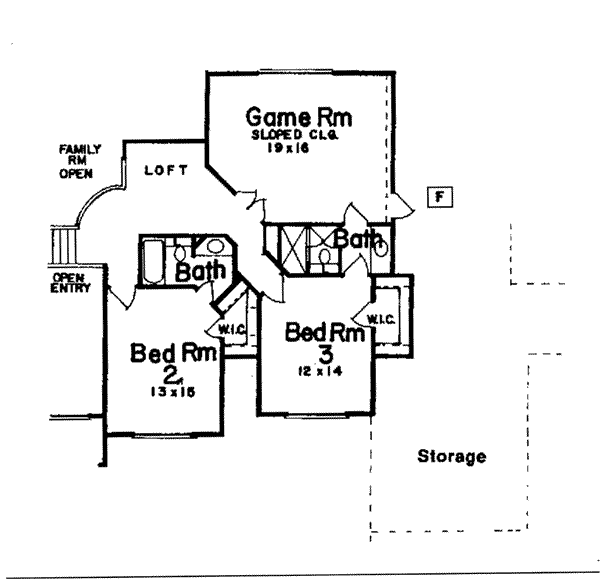 Dream House Plan - European Floor Plan - Upper Floor Plan #52-162