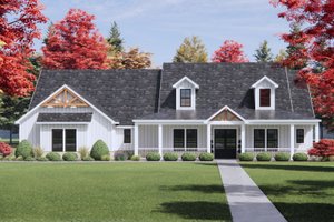 Farmhouse Exterior - Front Elevation Plan #1096-125