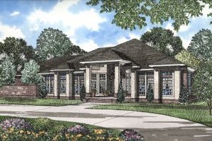Exterior - Front Elevation Plan #17-277
