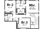Farmhouse Style House Plan - 3 Beds 2.5 Baths 2004 Sq/Ft Plan #455-517 