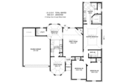 Traditional Style House Plan - 3 Beds 2 Baths 1513 Sq/Ft Plan #424-24 