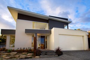 Modern style Home, front elevation
