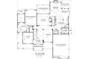 Traditional Style House Plan - 4 Beds 4.5 Baths 4012 Sq/Ft Plan #437-47 