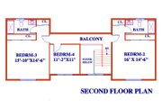 Farmhouse Style House Plan - 5 Beds 4 Baths 3263 Sq/Ft Plan #3-344 