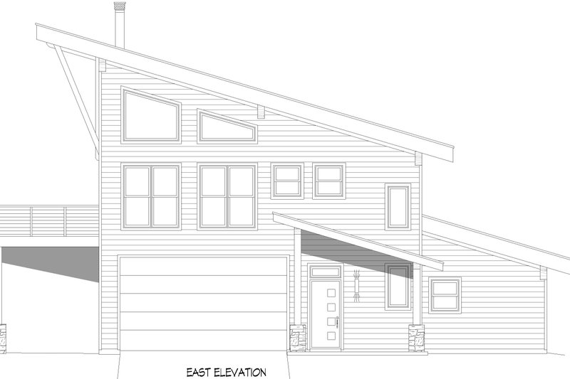 Dream House Plan - Exterior - Other Elevation 1 for Contemporary House Plan #932-1118 - 4 bed, 2.5 bath