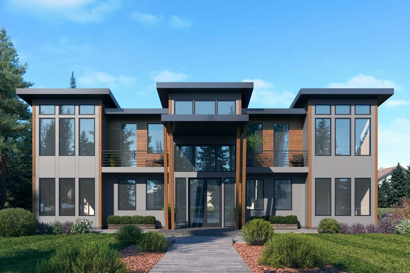 Contemporary Style House Plan - 7 Beds 7.5 Baths 6767 Sq/Ft Plan #1066 ...