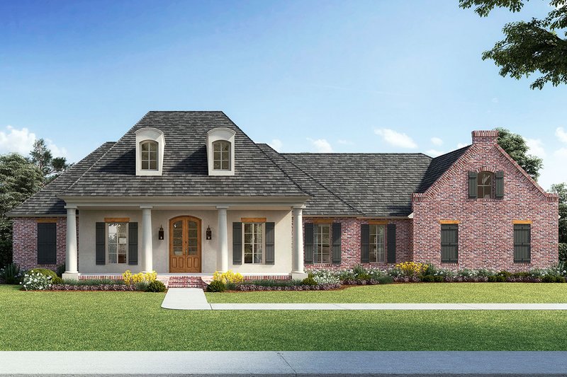Dream House Plan - Southern Exterior - Front Elevation Plan #1074-2