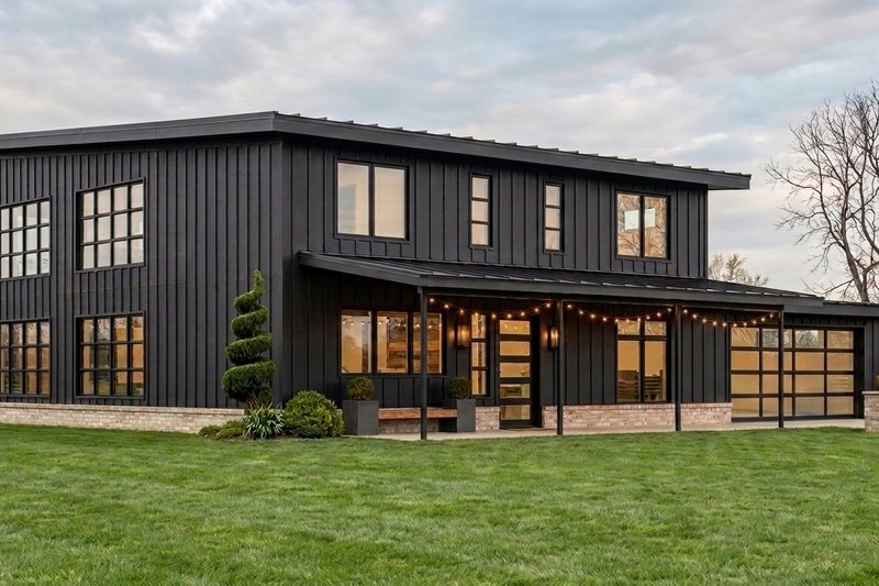 Dream House Plan - Exterior - Front Elevation 2 for Barndominium House Plan #1064-372 - 3 bed, 3 bath