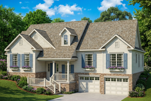 Traditional Exterior - Front Elevation Plan #17-303