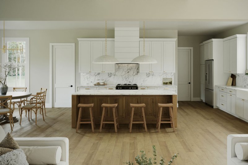 House Blueprint - Interior - Kitchen 1 for Farmhouse House Plan #461-118 - 5 bed, 3.5 bath