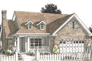 Traditional Exterior - Front Elevation Plan #20-1419