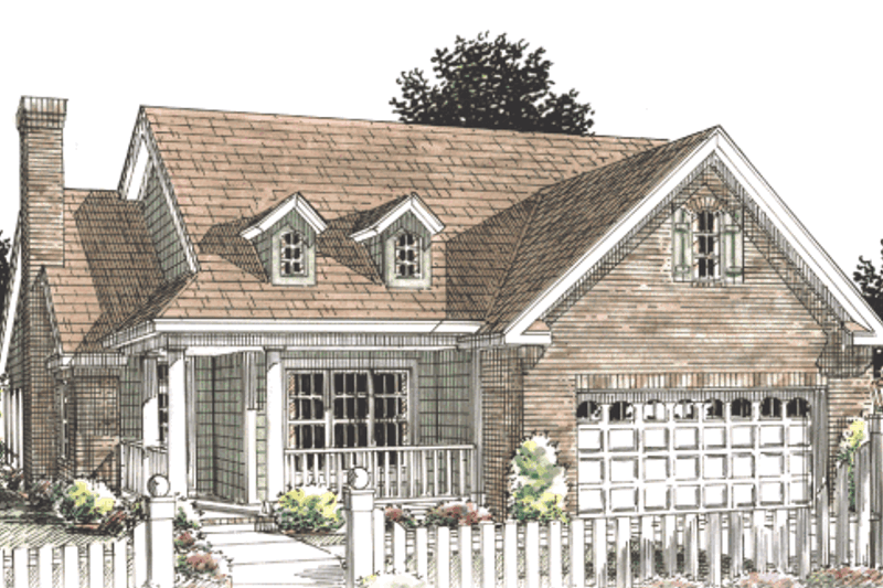 Dream House Plan - Traditional Exterior - Front Elevation Plan #20-1419