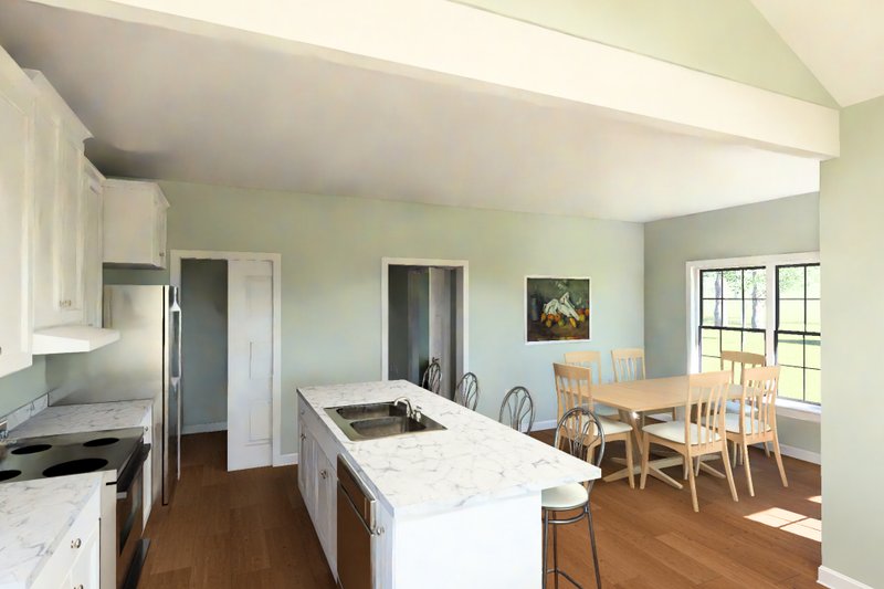 Dream House Plan - Interior - Kitchen for Cottage House Plan #513-2441 - 2 bed, 2 bath
