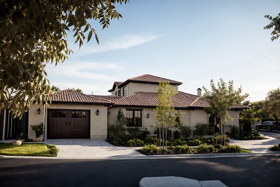 Exterior - Front Elevation 3 for Ranch House Plan #515-17 - 5 bed, 4 bath