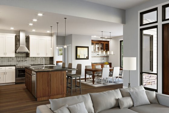 Interior - Kitchen 1 for Prairie House Plan #48-1044 - 3 bed, 2.5 bath